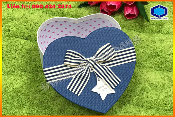 Hộp đựng quà trái tim handmade | Hop dung qua trai tim handmade | Các mẫu hộp tặng đẹp mắt cho người 